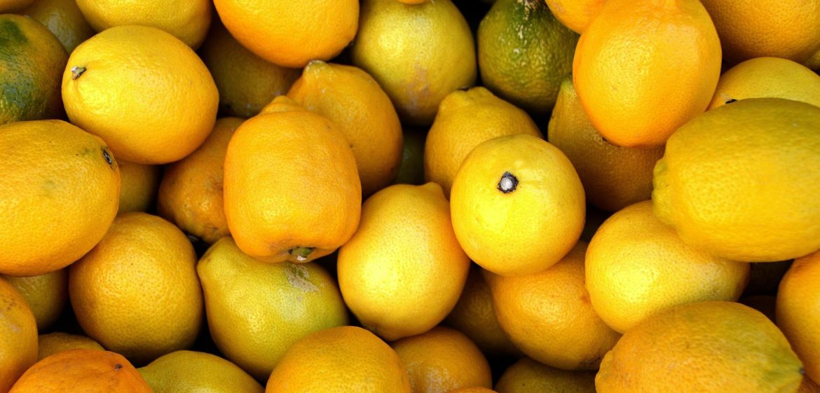 bunch of yellow citrus